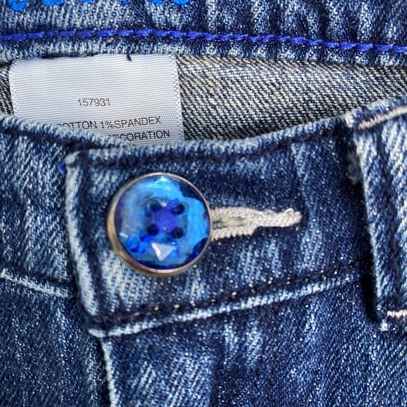 Levi's Girls Navy Denim Bootcut Jeans Size 6 - Picture 4 of 14